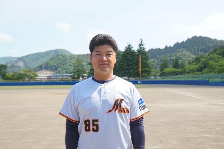 現在の大坂智哉さん、30歳。身長175センチ、体重90キロ　©Number Web