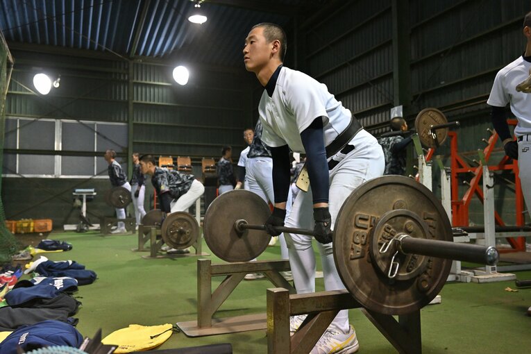 大阪桐蔭の練習風景（2022年）　©︎Hideki Sugiyama