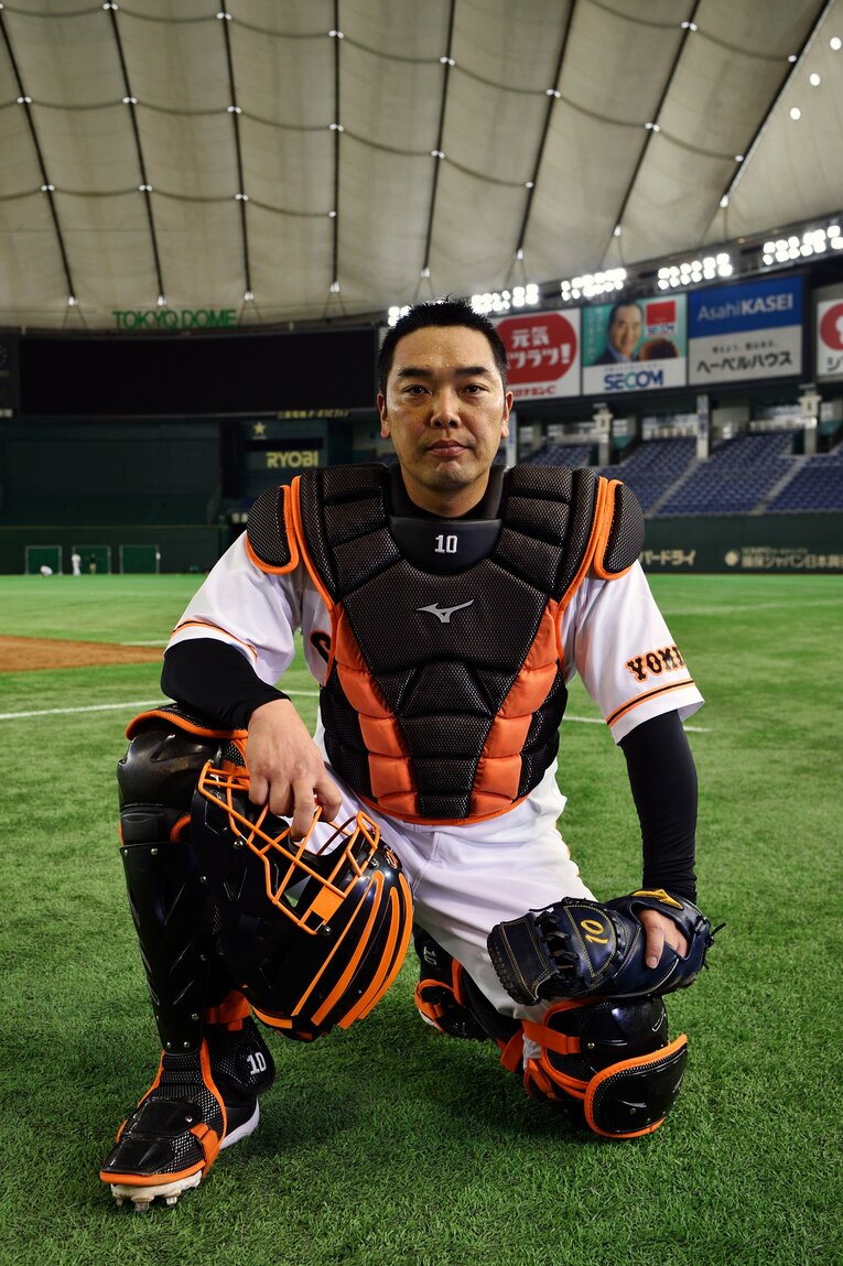 現役時代の阿部監督　©︎Hideki Sugiyama