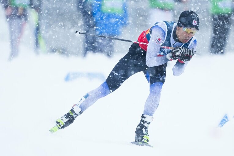 五輪最後の競技となった個人ラージヒルでは19位におわった　©Tsutomu Kishimoto／JMPA