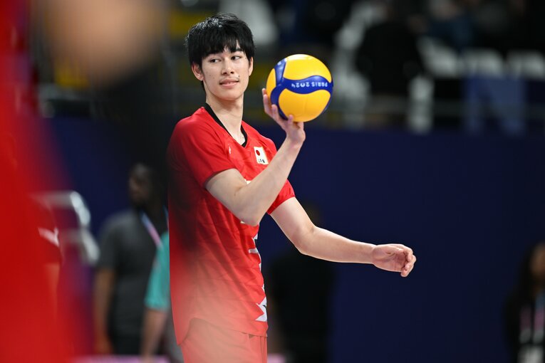 甲斐優斗（パリ五輪 ドイツ戦）©︎Naoya Sanuki/JMPA