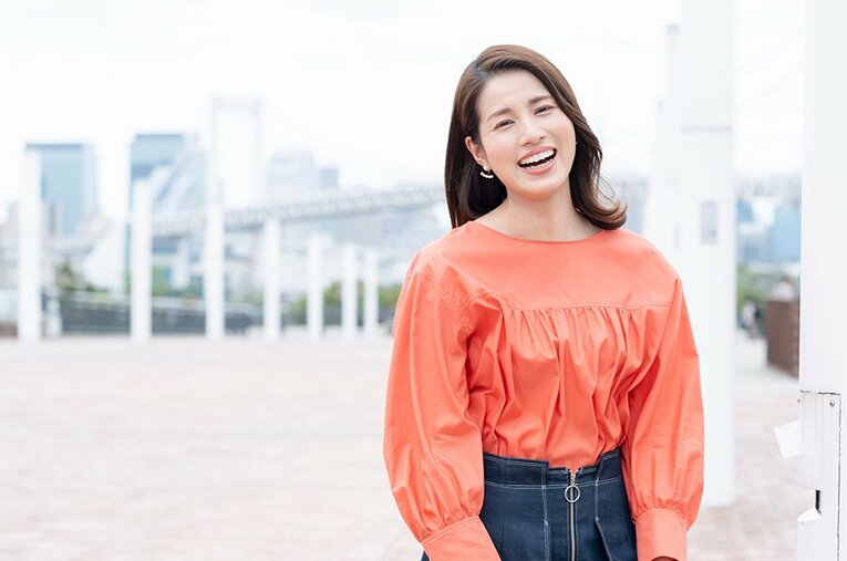 2018年からダウンタウンの浜田雅功とタッグを組み「ジャンクSPORTS」を担当する永島優美アナウンサー（30） ／ photograph by Miki Fukano