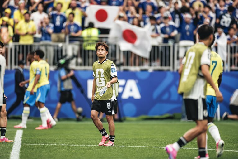テレビに映らなかったブラジル戦真相…写真は右に続きます　©Kiichi Matsumoto/JMPA