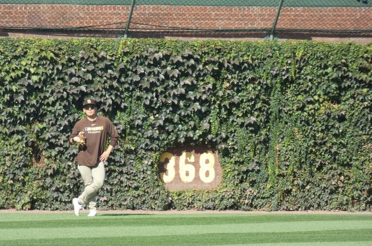 来季に向けて早くもスタートを切った松井　©Yuki Yamada