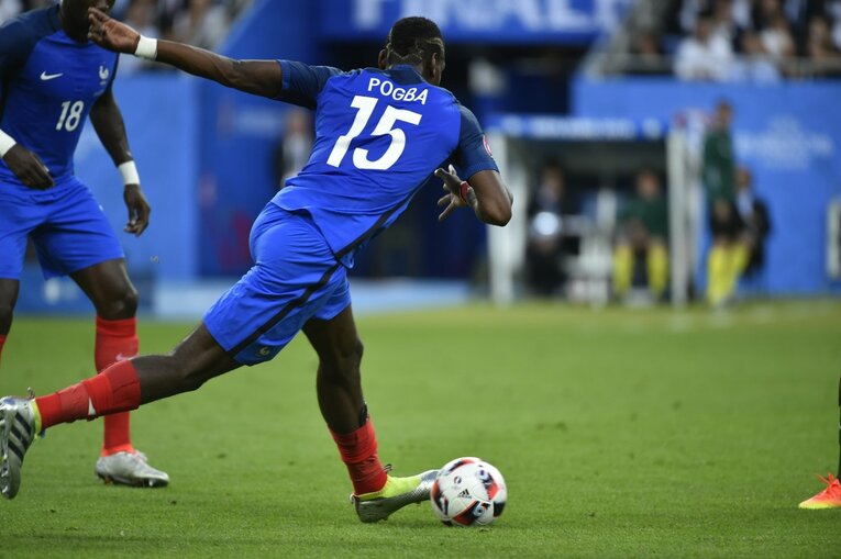 EURO2016でのポグバ　©Takuya Sugiyama