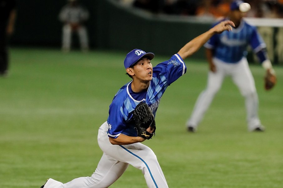 昨年はcs 今年は 日本一 Dena田中健二朗 見えつつある頂点 プロ野球 Number Web ナンバー