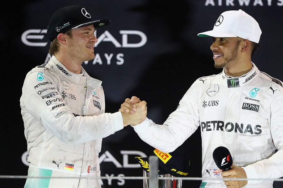 初の王者戴冠5日後にF1引退発表!ロズベルグが衝撃の決断に至った経緯。<Number Web> photograph by Getty Images