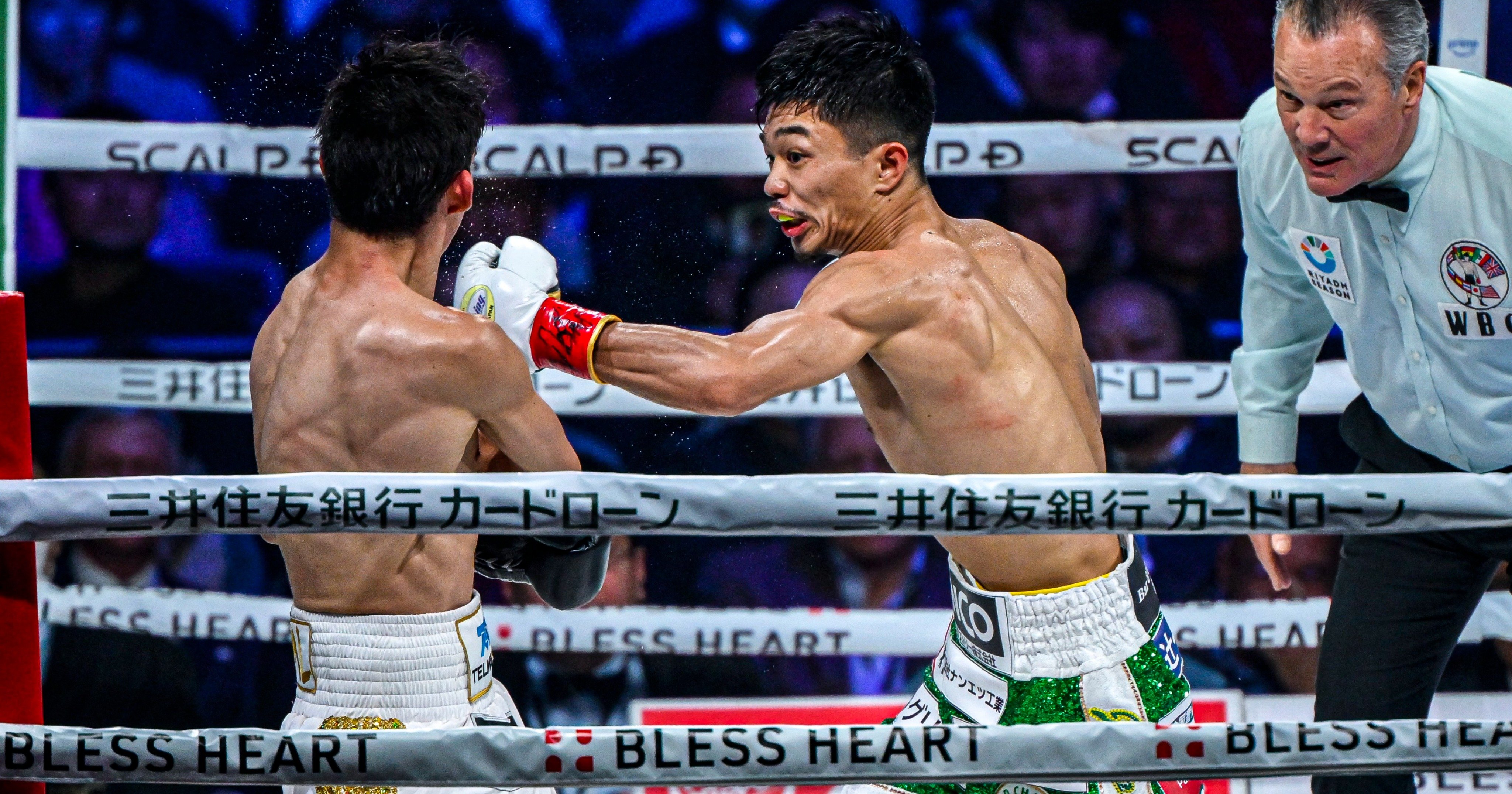 ネットで注文 中谷潤人 元世界王者 WBC世界バンタム級3度目の防衛戦でKO勝利 ボクシング