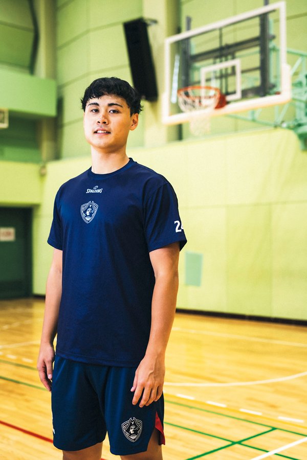 河村勇輝の福岡第一高校時代の先輩・松崎裕樹。現在は河村と同じ横浜ビー・コルセアーズでプレー　©︎Asami Enomoto