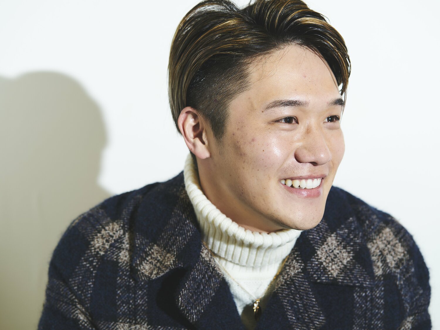 インタビューに応える安河内さん ©Yuki Suenaga