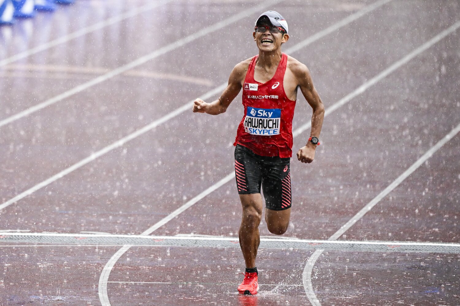 川内はケガを懸念して箱根駅伝強豪校には進まず、学習院大学へ進学。関東学連選抜として箱根駅伝を2度走った　©Asami Enomoto