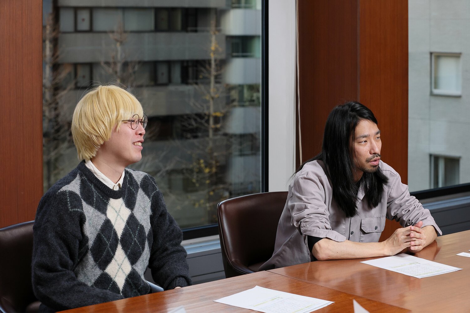 結成12年で4年連続M-1決勝出場となった真空ジェシカ。川北茂澄（ボケ・ネタ作り担当、35歳、写真右）とガク（ツッコミ担当、34歳）。おぎやはぎやアンタッチャブルと同じ人力舎所属