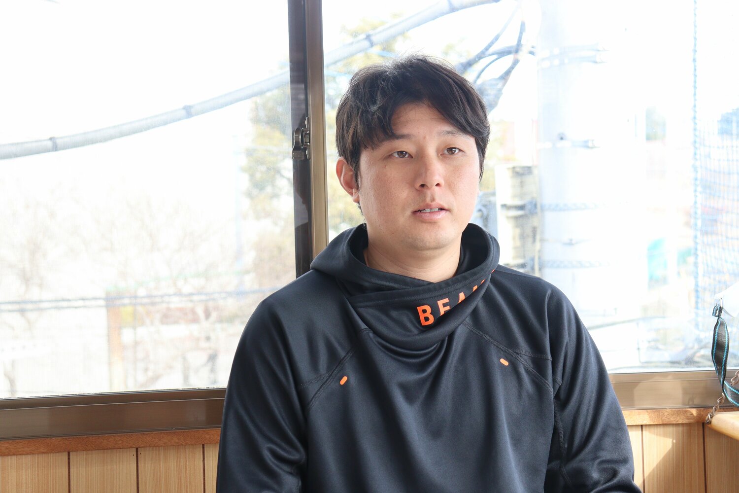 監督就任直後の森大。当時31歳。父は甲子園28勝の森士 ©Yuki Kashimoto