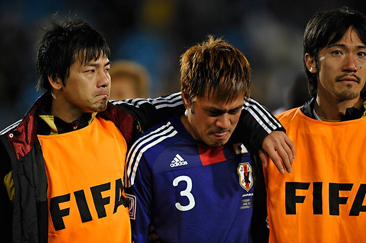 惜しくもベスト8進出はならなかった南アフリカ大会。佐藤は同期たちの活躍を心の底から願っていたという ©︎JMPA