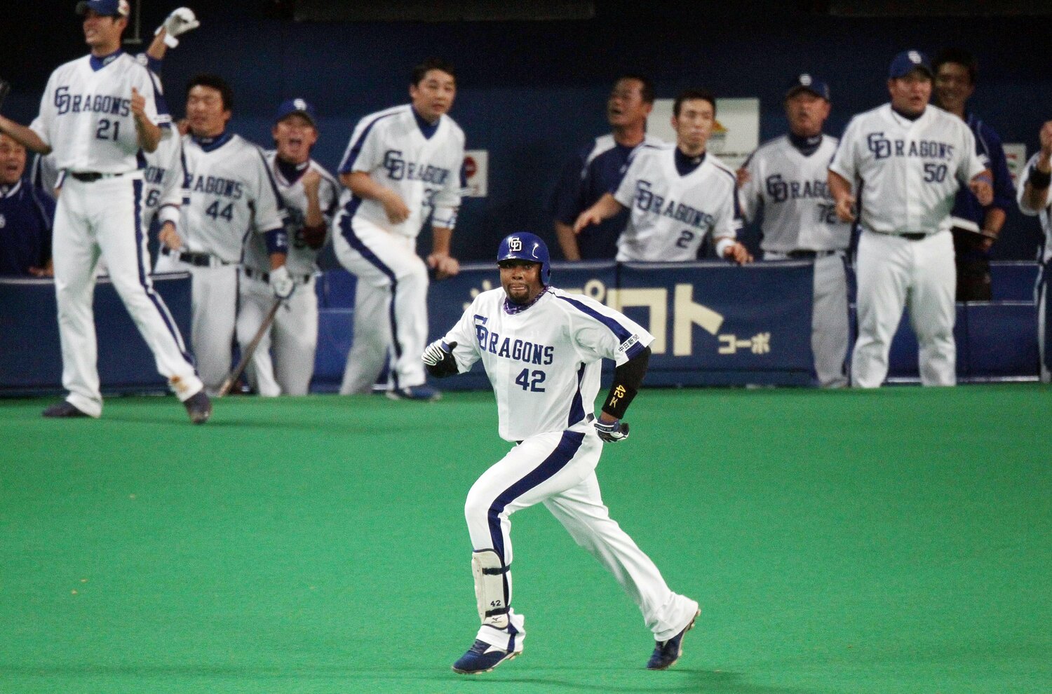 その一打で多くの野球ファンを喜ばせた　©︎JIJI PRESS