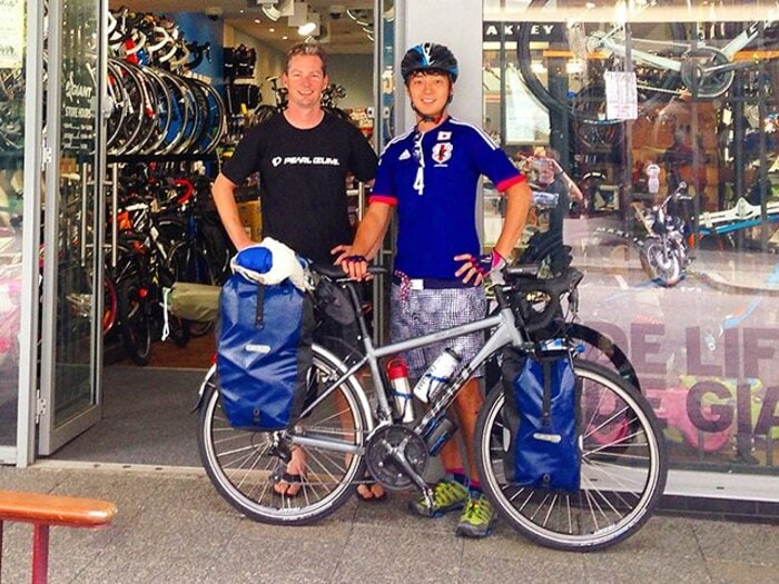 ついに始まったオーストラリア横断。ダイエットより大切な、僕の命。＜Number Web＞ photograph by Kenta Yokota