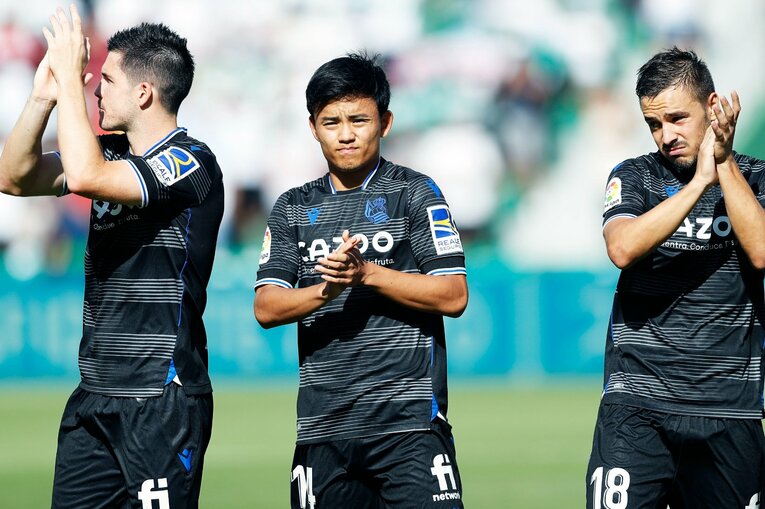 「久保建英が信頼され始めた」証拠かも…ソシエダサポの「Take,Take」に日本人カメラマンが感じた“海外組あるある”とは(7)