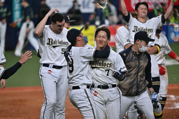 日本シリーズ第5戦のサヨナラホームラン　©︎Hideki Sugiyama