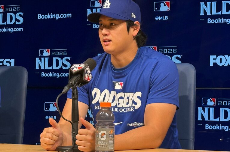 大谷翔平、練習では135m特大弾もポストシーズンで続く不調…それでもドジャースWS3連覇への「壮大な前振りでは」長年追い続ける番記者が信じるワケ(1) ／ photograph by Naoyuki Yanagihara