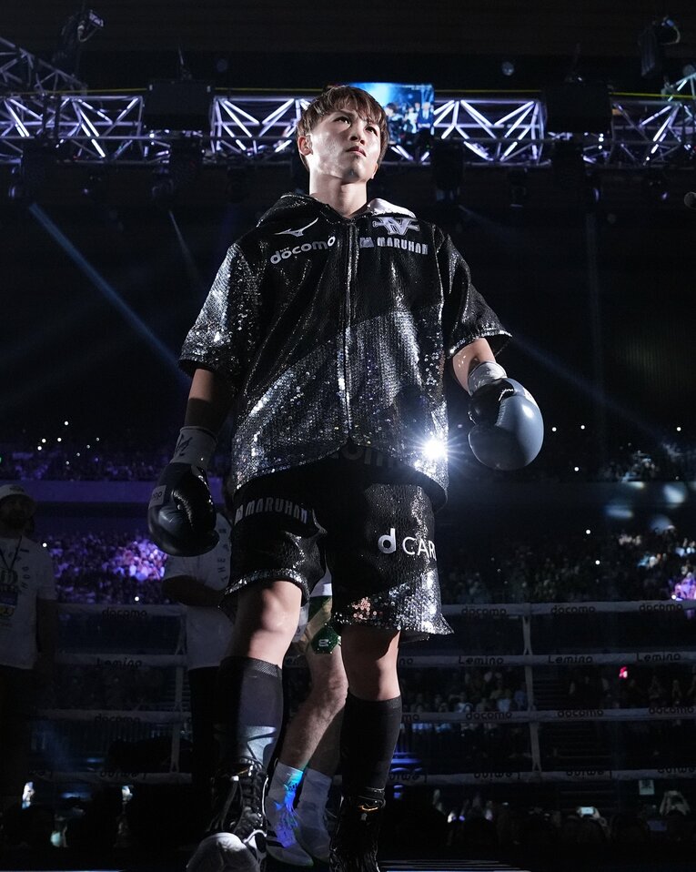井上尚弥の入場シーン　©Naoki Fukuda