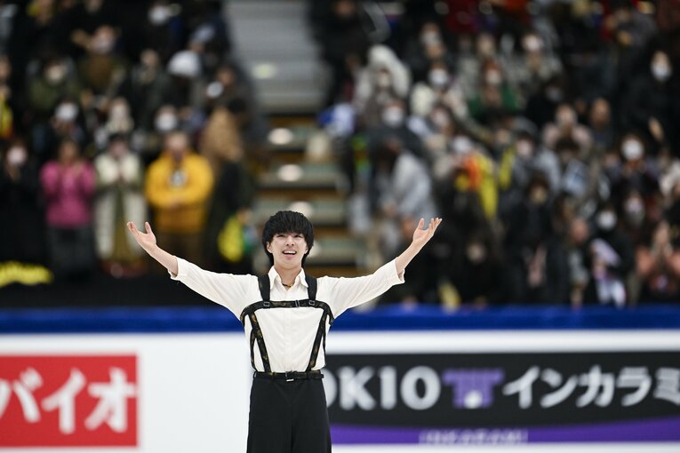 日本選手権フリー（FS）の演技　©︎Asami Enomoto