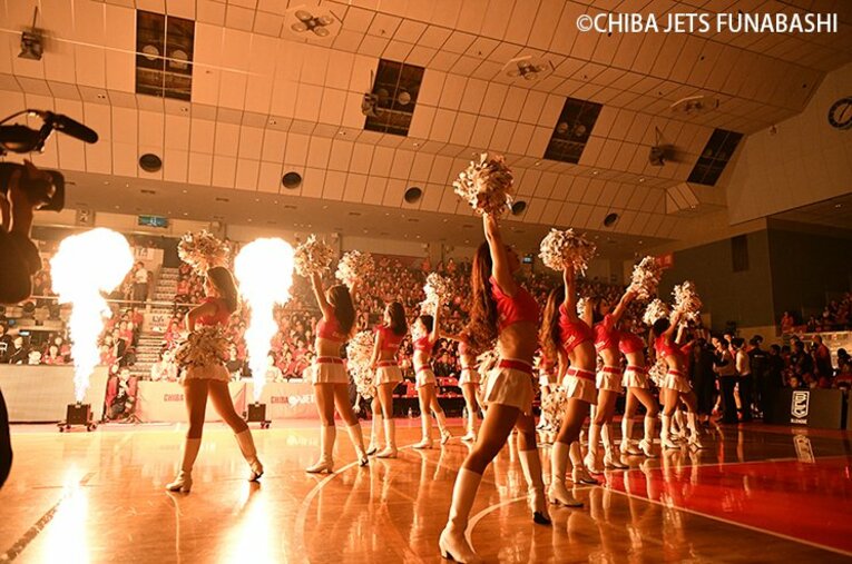 千葉ジェッツのチアリーダーズ「STAR JETS」“勝率100％”不敗神話の秘密を探る(5) ／ photograph by CHIBA JETS FUNABASHI