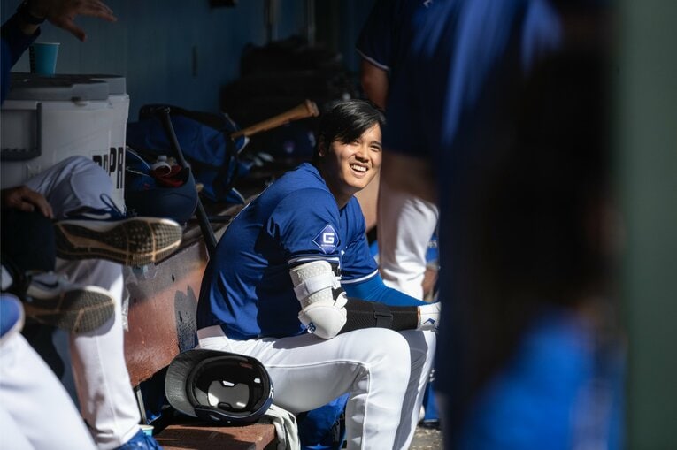 【翔平の英語でコミュニケーション】キャンプ中の様子　©Nanae Suzuki