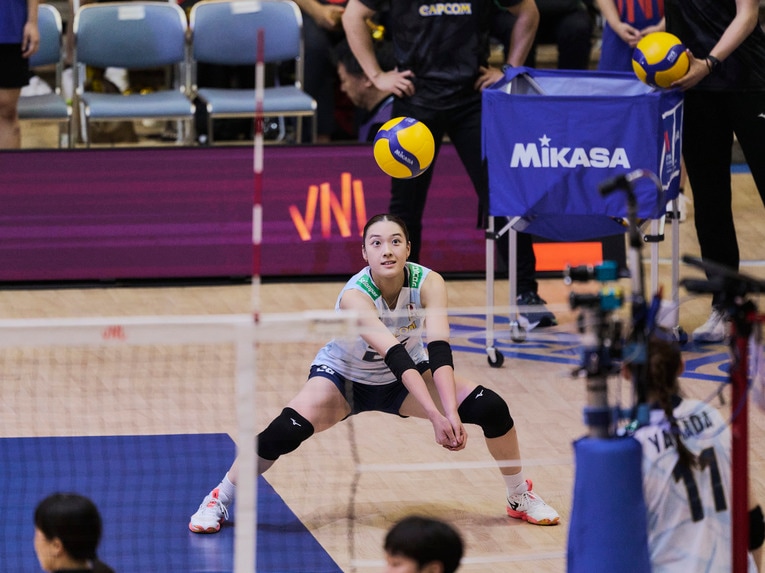 バレーボールネーションズリーグ 韓国戦　©︎Yuki Suenaga