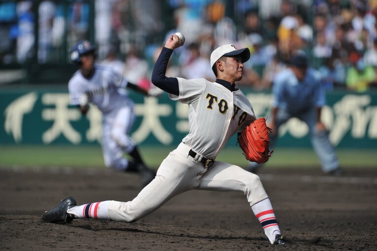 東洋大姫路時代の原樹理　©Hideki Sugiyama