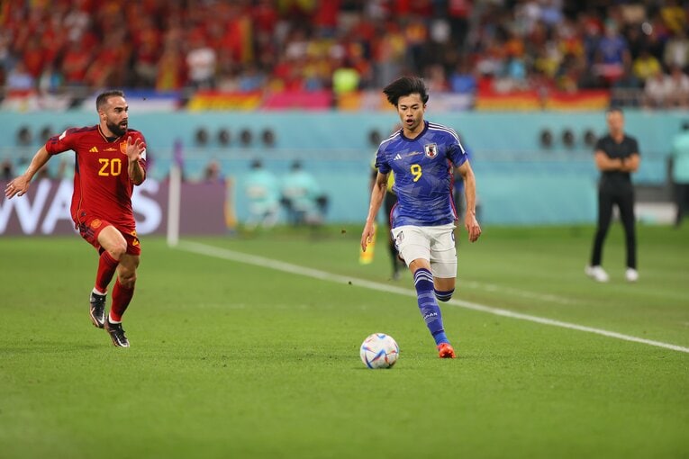 三笘薫の走り方（8枚目／全12枚） ©JMPA