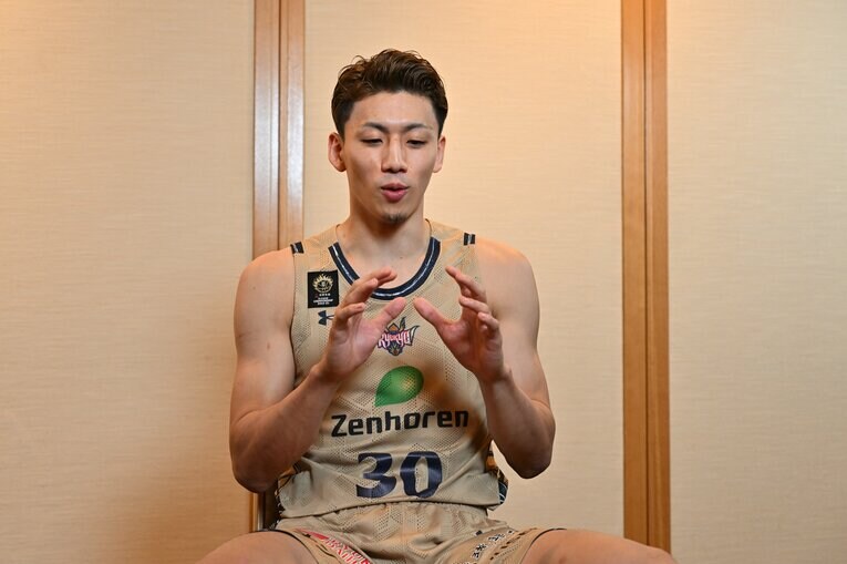 昨季のBリーグ王者である琉球ゴールデンキングスのエース・今村佳太　©Hideki Sugiyama
