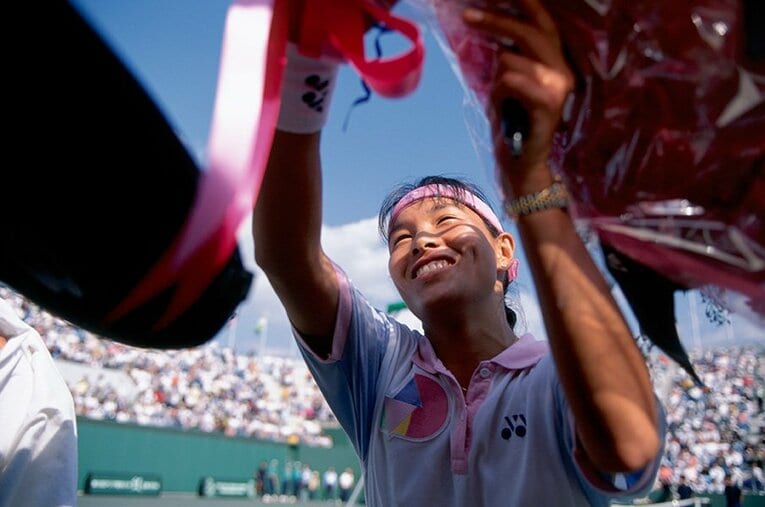 伊達公子　©Kazuaki Nishiyama