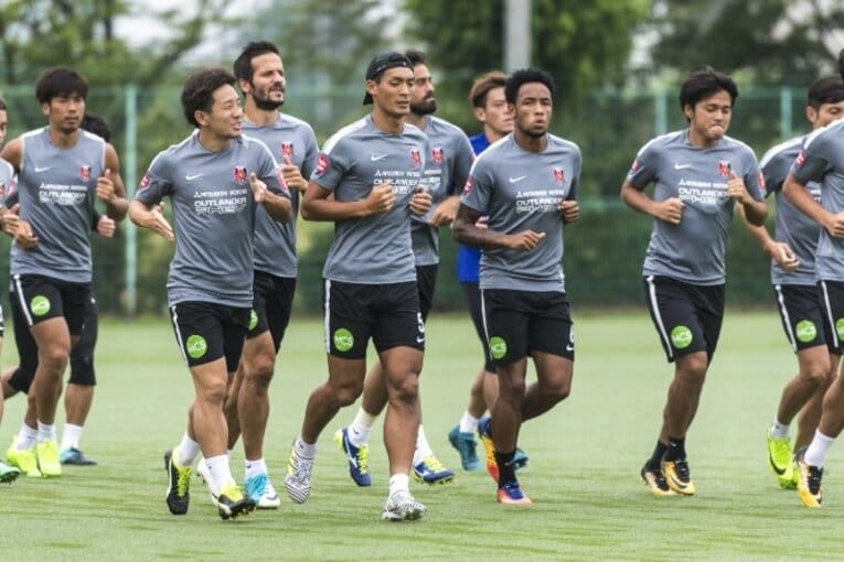 浦和での槙野 ©Sports Graphic Number