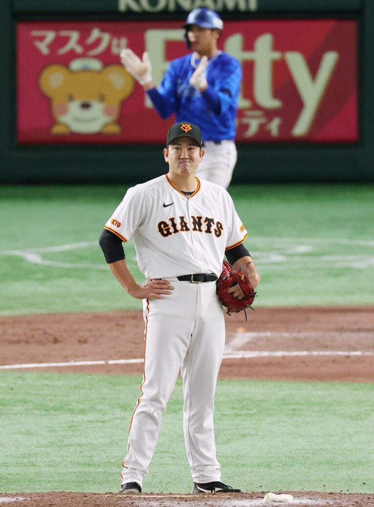 海外FA権を行使してメジャー入りを目指す巨人・菅野智之（35歳）　©JIJI PRESS