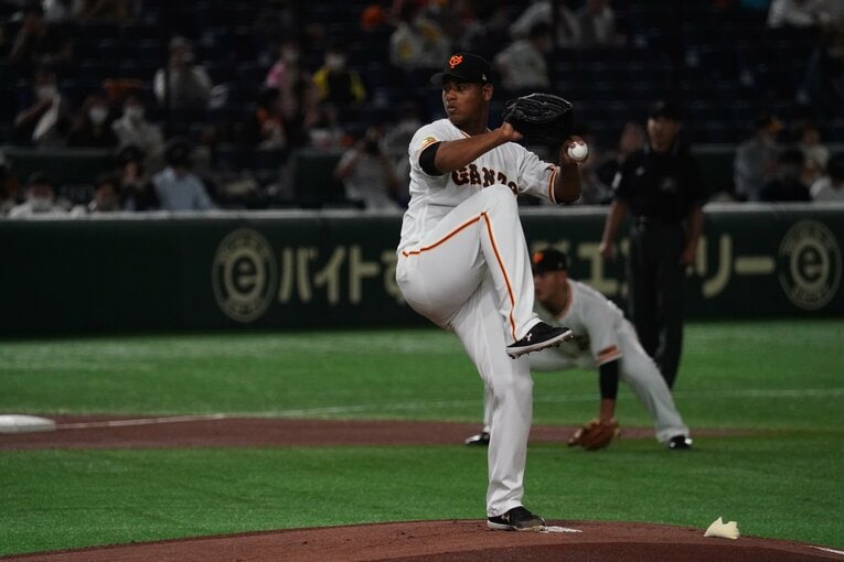 巨人時代のメルセデス（2021年）©︎Hideki Sugiyama