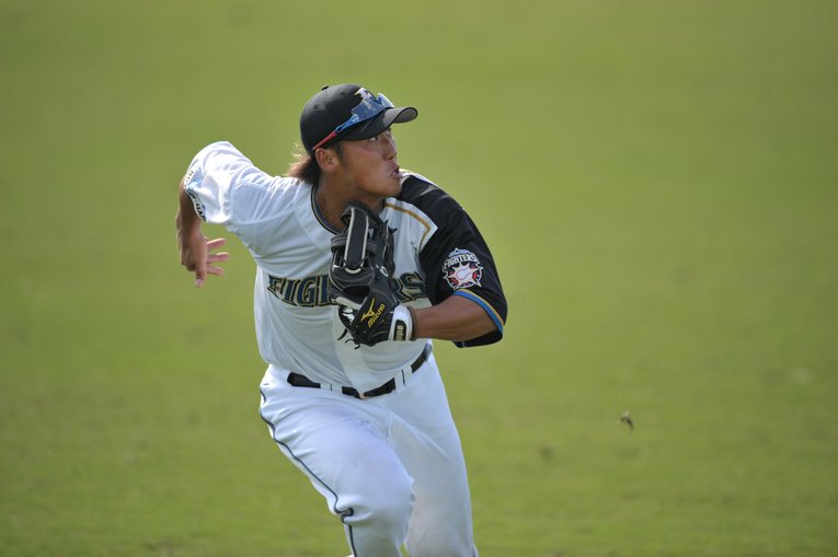 外野守備でも光るものを見せた　©Sports Graphic Number