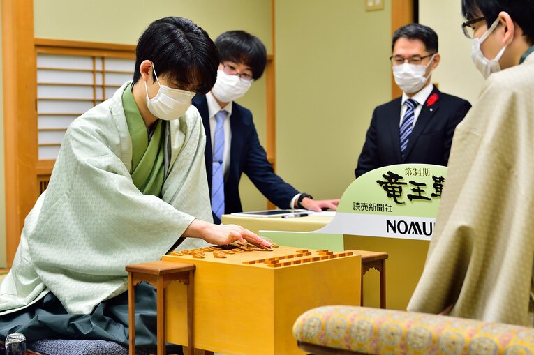 2021年の竜王戦　©日本将棋連盟