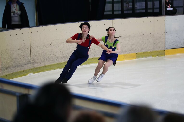 ゴールデンスピン杯RDでは「スーパーマリオブラザーズ」の演技を披露　©Sean Gillis