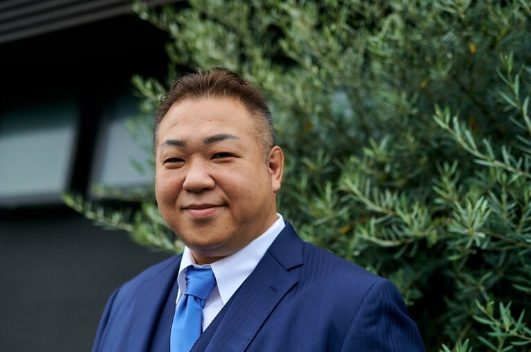 元大関・千代大海の九重親方　©Ichisei Hiramatsu