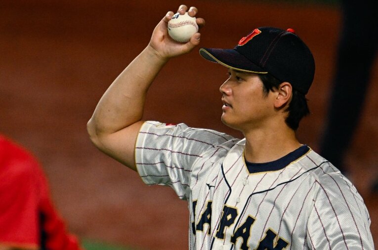 WBC初戦の中国戦で先発登板が予定されている大谷翔平 ／ photograph by Nanae Suzuki