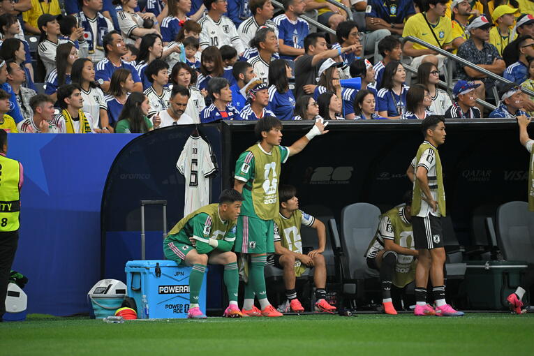 チームの一員として常にサポートし続けた　©Takuya Kaneko/JMPA