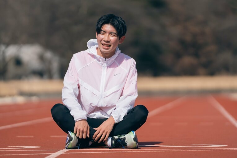 すでに早稲田大学に入寮、オーストラリアにも遠征している増子　©️NIKE