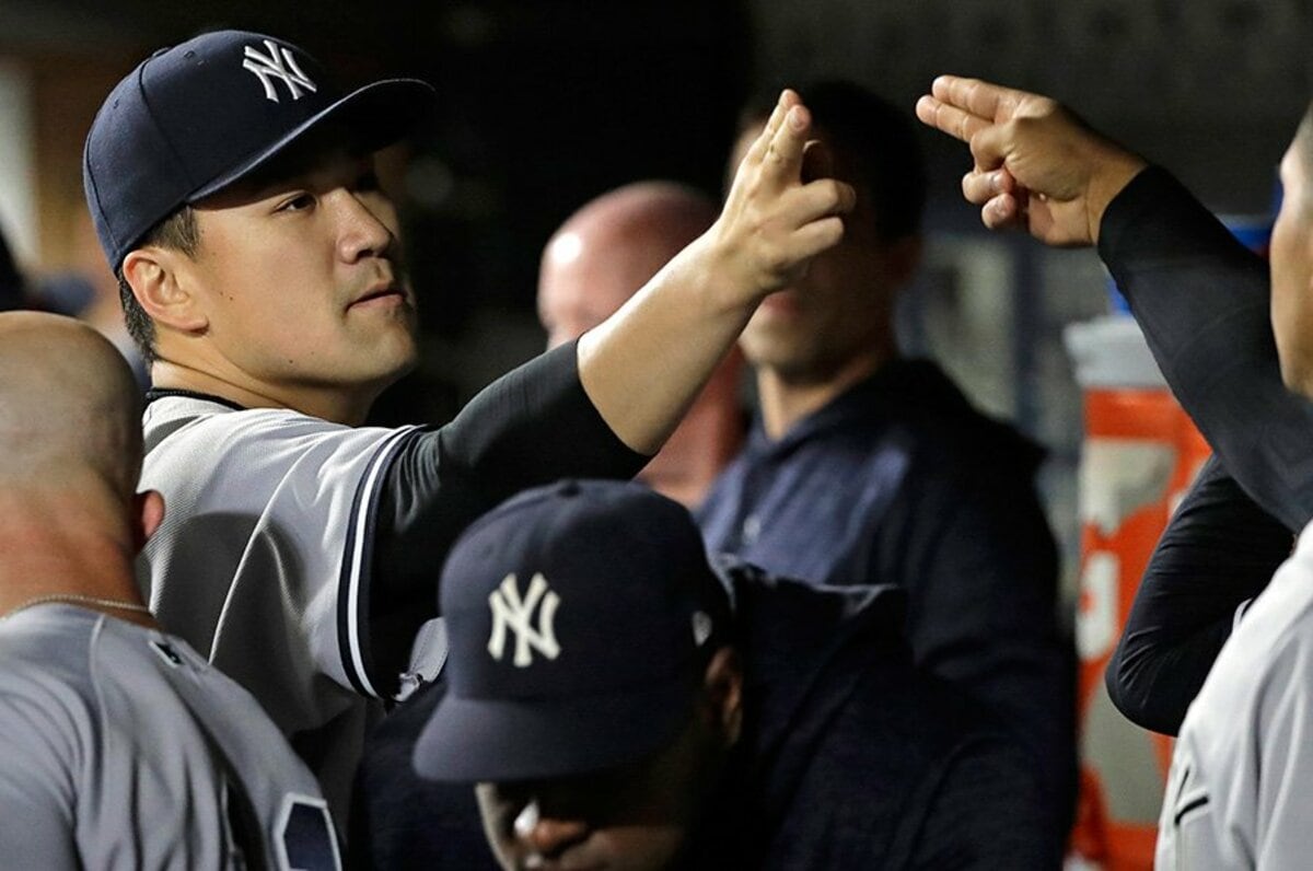 田中将大 メジャーリーグ　記念プレート MLB デビュー記念　野球 田中将大はMLBでも負けない投手。デビュー後5年連続12勝は5人だけ。（2
