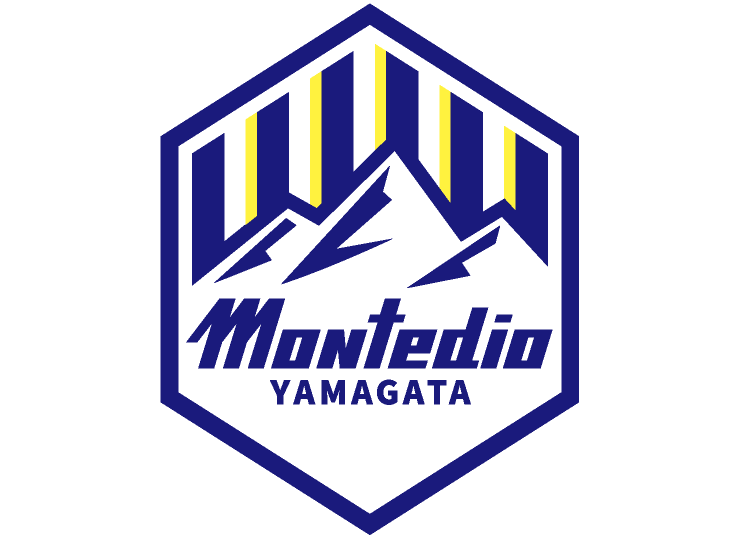 奥山氏がデザインしたモンテディオ山形の新エンブレム　©︎MONTEDIO YAMAGATA