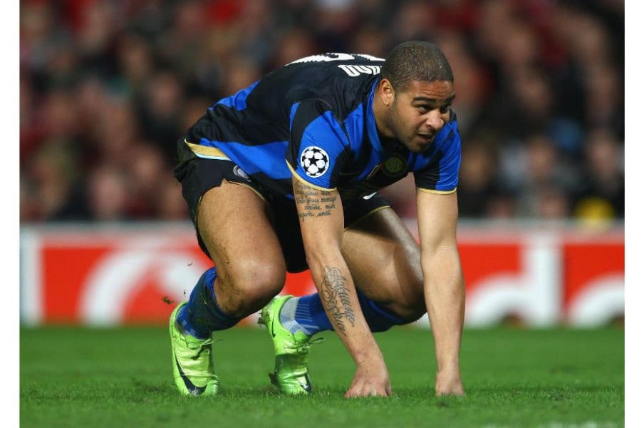 インテルのラストシーズン時のアドリアーノ©Getty Images