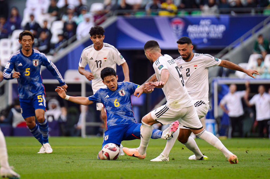 イラク戦の遠藤　©Getty Images