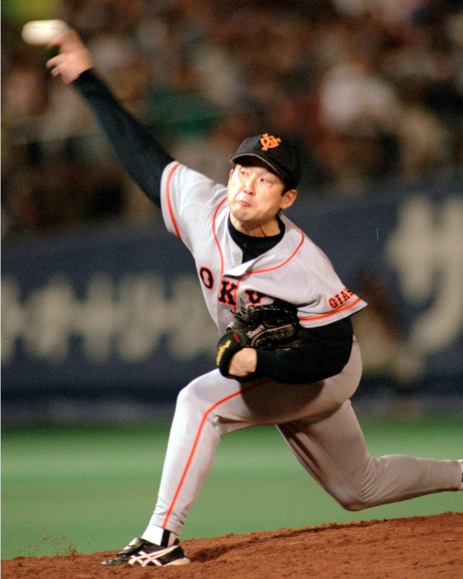 現役時代の木村龍治（巨人）　©︎KYODO