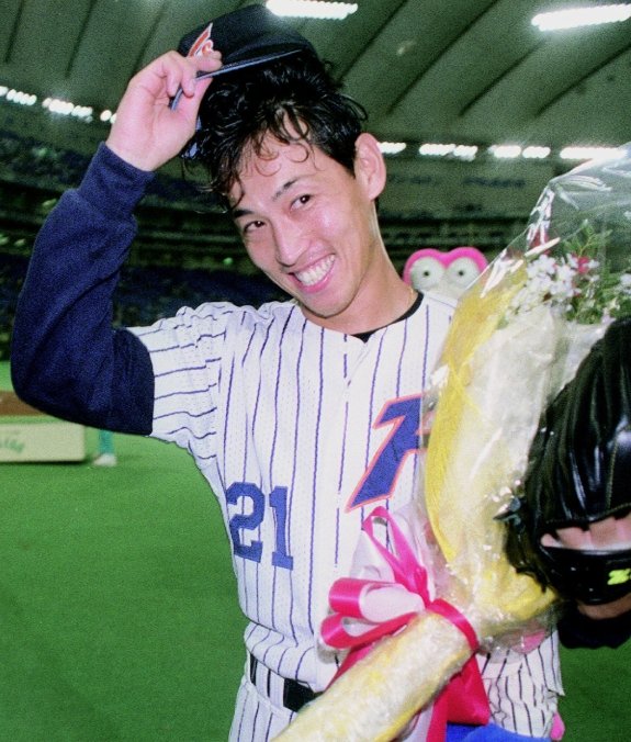 1987年から2001年にかけて、日本ハム、西武ライオンズで活躍した西崎幸広氏 ©KYODO