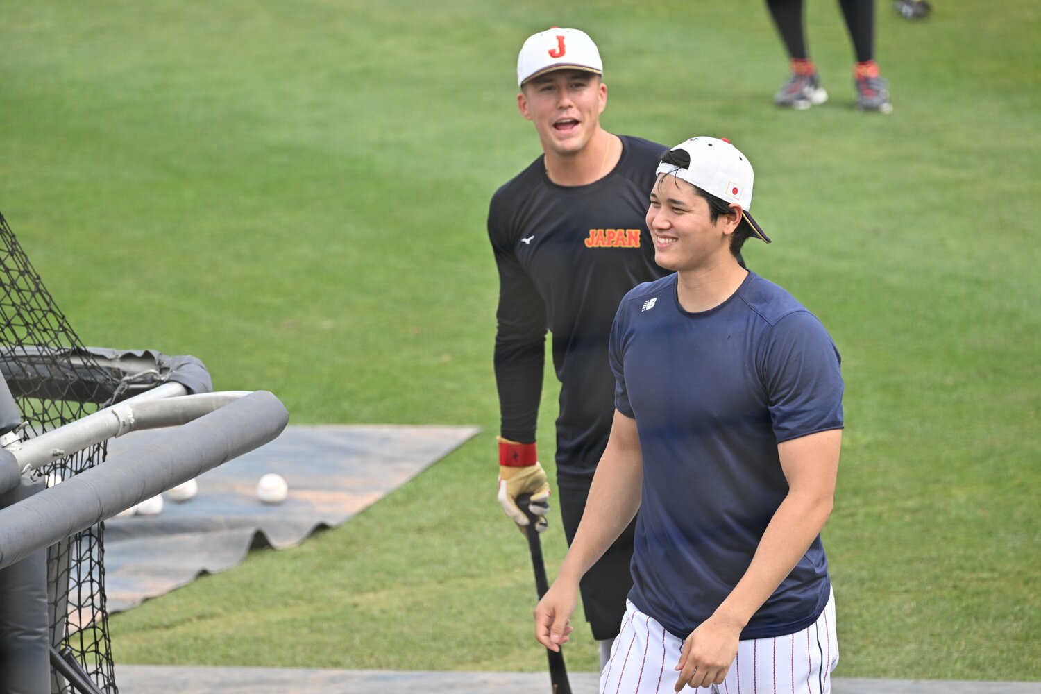 マイアミでの大谷とヌートバー　©Naoya Sanuki