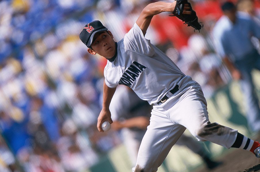 横浜高時代の松坂©HidekiSugiyama